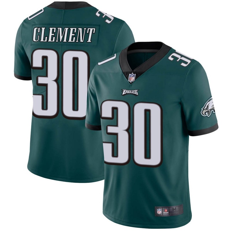 Men's Philadelphia Eagles #30 Corey Clement Green Vapor Untouchable Limited Stitched Jersey